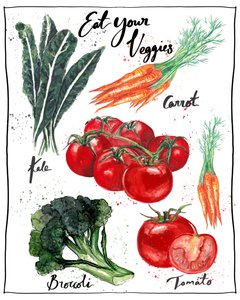 Eat Your Veggies, 2020 by Marianna Kulukundis