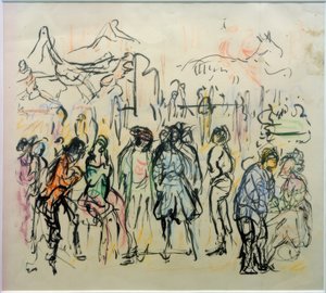 Carnival Scene by Marianne von Werefkin