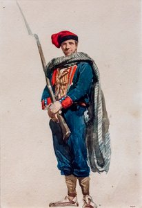 Catalan Volunteer for the War in Africa, circa 1860 by Mariano Fortuny