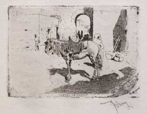 Moroccan Horse by Mariano Fortuny y Marsal