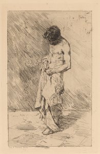 Flea Seeker by Marià Fortuny