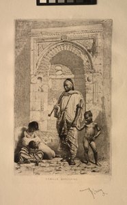 Moroccan Family, 1862