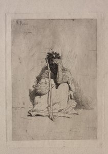 Seated Beggar by Mariano José María Bernardo Fortuny y Carbó