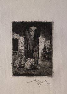 Tangier, Seated Arabs