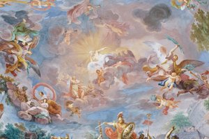 Camillus Breaking the Treaty with Brenno (detail) by Mariano Rossi