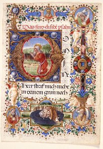 Single Leaf from a Florentine Book of Hours, Late 15th Century by Mariano de Buono di Jacopo