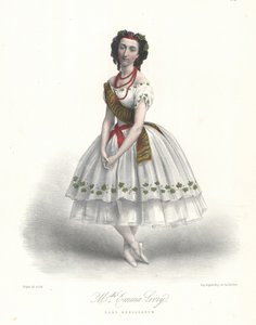 French ballet dancer Emma Livry in Felicien David