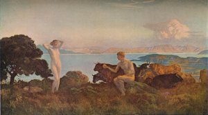 The Judgment of Paris by Marie Auguste Emile Rene Menard