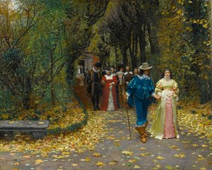 The Betrothed by Marie Francois Firmin Girard