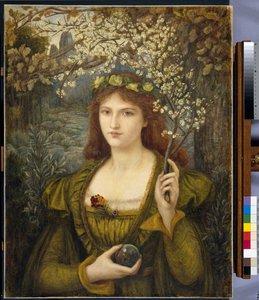 Madonna Pietra Degli Scrovigni by Marie Spartali Stillman