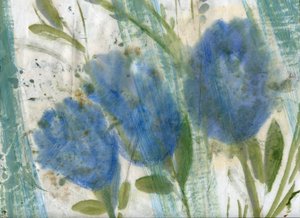 Blue flowers, 2020 by Marina Falco