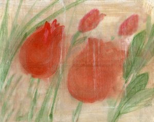 Red Tulips by Marina Falco