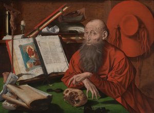 Saint Jerome by Marinus van Reymerswaele