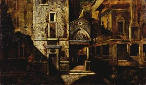 A Corner in Venice by Mario de (1852 1924) Maria