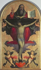 The Holy Trinity by Mariotto Albertinelli