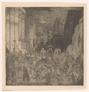 Queen of Sheba in Jerusalem by Marius Bauer