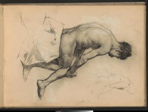 Seated Naked Man