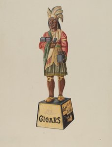 Cigar Store Indian by Marius Hansen