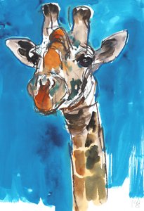 Blue Sky Giraffe
