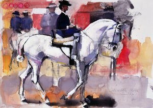 Side-saddle at the Feria de Sevilla, 1998 by Mark Adlington