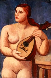 Nude with Mandolin