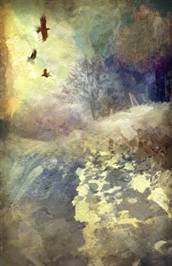 Winter Afternoon with Crows by Mark Gordon