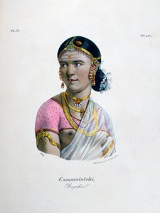 Female dancer bayadere, 1828