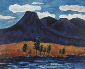 Blue Landscape by Marsden Hartley