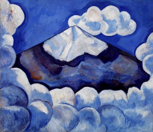 Popocatepetl, Spirited Morning-- Mexico by Marsden Hartley