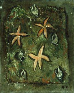 Star Fish and Shells by Marsden Hartley