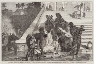 A Scene at a Ghaut on the Banks of the Ganges