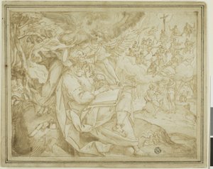 Saint Matthew with Adam and Eve and the Tree of Jesse