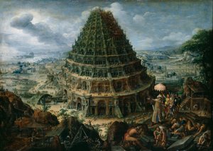 The Tower of Babel by Marten Valckenborch  the van Elder