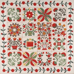 Album Quilt, Baltimore, Maryland, c.1861