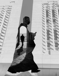 Modern Monk Silhouette by Martin Agius
