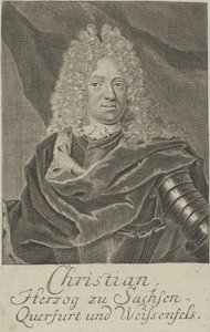 Christian von Sachsen-Weissenfels by Martin Bernigeroth