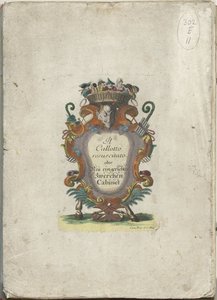 Title Print for the Series: Il Callotto Resurcitato or Newly Arranged Dwarf Cabinet, ca. 1710 by Martin Engelbrecht (attributed to)