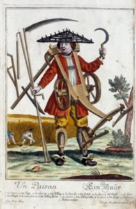 A Peasant (Engraving)