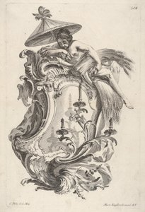 Sconce Representing Summer, from Wand-Leuchter die 4 Jahrseiten vorstellend by Martin Engelbrecht