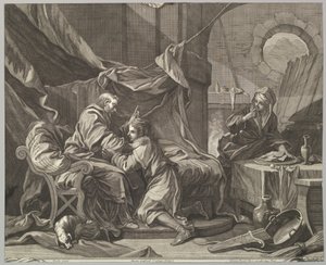 Isaac Blessing Jacob by Martin Gottfried Crophius