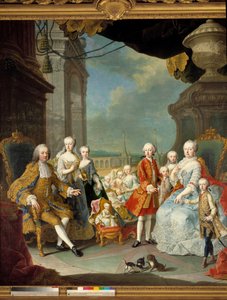 Maria Theresa Surrounded by Her Family, 1754 by Martin II Mytens or Meytens