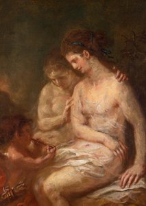 Two Nymphs with Cupid