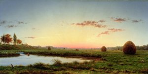 Haystacks on the Newburyport Marshes, 1862 by Martin Johnson Heade