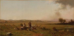 Hunters Resting by Martin Johnson Heade