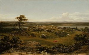 Rocks in New England by Martin Johnson Heade