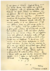 Letter from Martin Luther to Thomas Cromwell, 9th April 1536