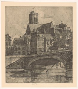 View of Saint-Gervais in Paris