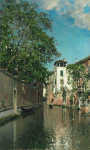 Canal in Venice by Martín Rico y Ortega