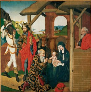 Adoration of the Magi by Martin Schongauer