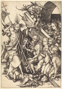 Christ in Limbo by Martin Schongauer